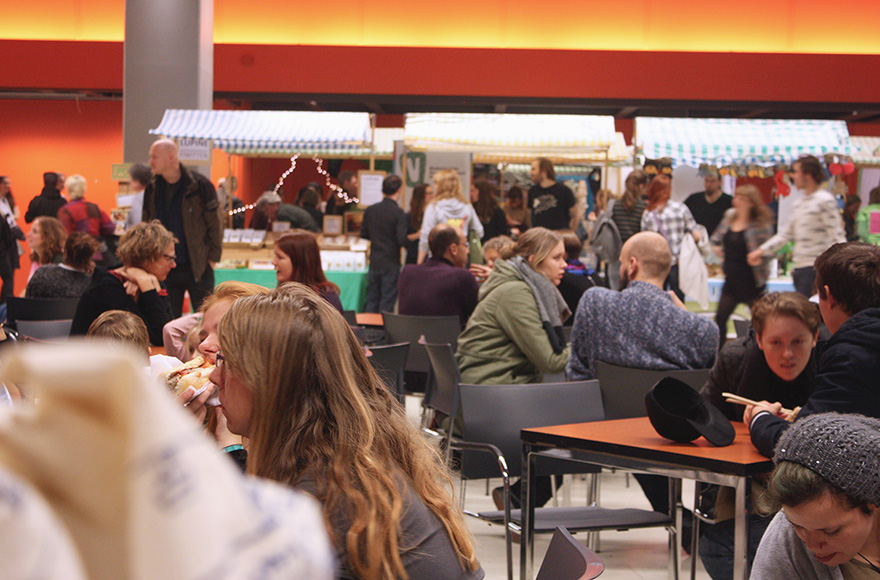 VegFest 2016 eating area