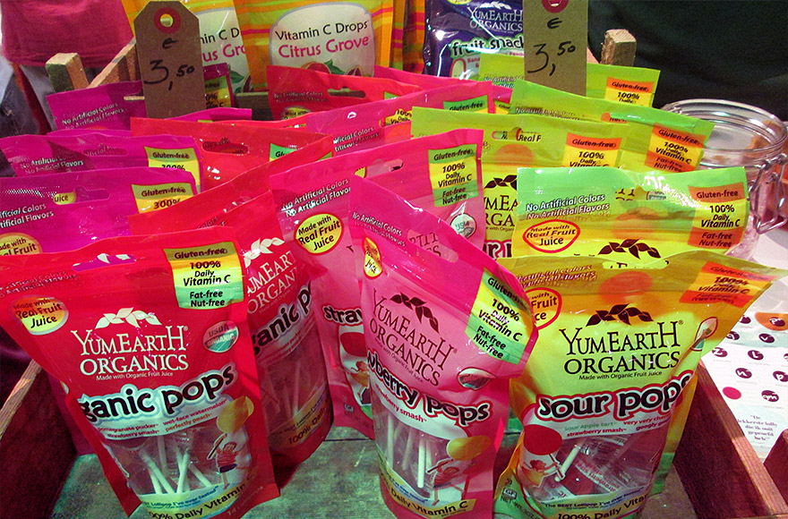 veggie world utrecht yumearth organics lollipops