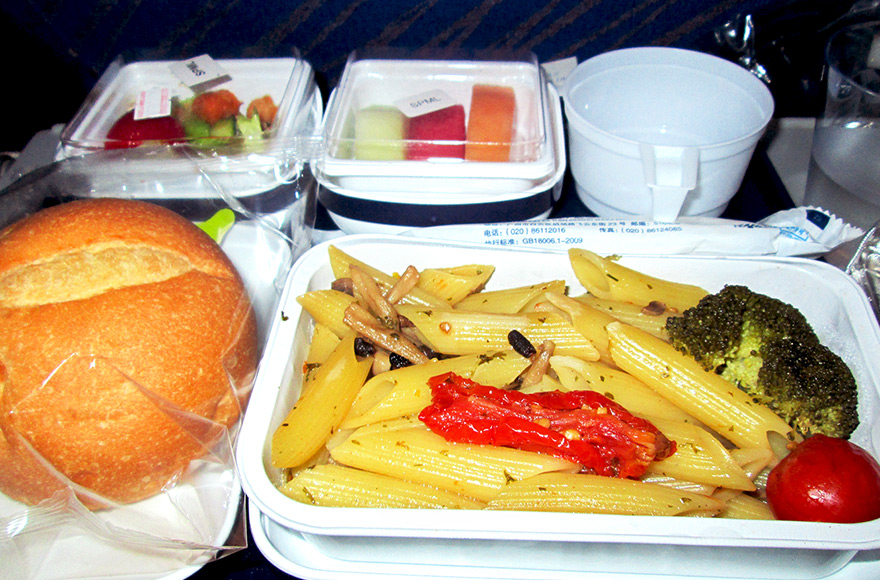 vegan and vegetarian inflight meals china southern airlines VGML